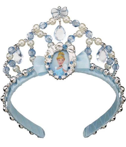 Disney Cinderella Princess Classic Blue Tiara Girls Womens Costume Accessory