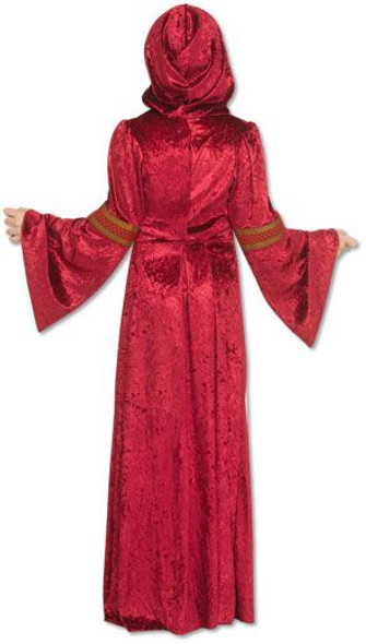 Fun World Sorceress Of Fire Red Hooded Gown Halloween Costume Child SM 4-6