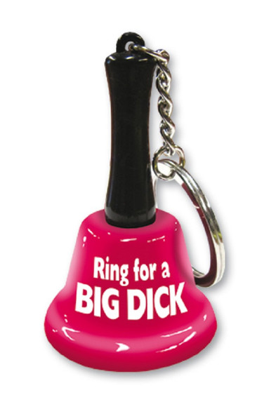 Ring For A Big Dick Mini Bell Key Chain Ring Keychain Metal Adult Novelty Gift