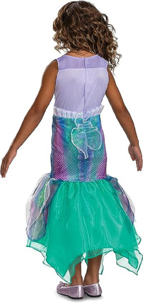 Disney Live Action The Little Mermaid Deluxe Ariel Costume Girl Toddler MED 7-8