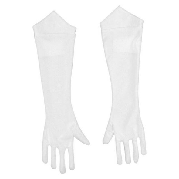 Super Mario Bros. Princess Peach Kids White Gloves Child Costume Accessory