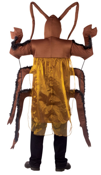 Roach Costume Adult Cockroach Funny Halloween Fancy Dress Brown Bug One Size