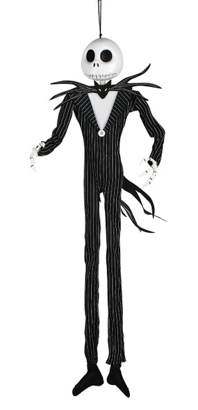 36" Jack Skellington Burton Hanging Decor Halloween Haunted House Poseable Prop