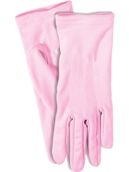 Baby Pink Parade Short Dress Nylon Finger Gloves Clown Costume Accessory Adult