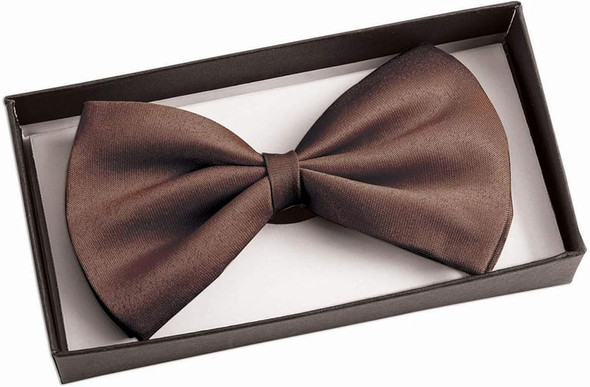 Brown Bowtie Adult Costume Accessory Bow Tie In A Box