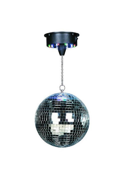 6" Mirror Disco Ball Kit with Motor & LED Lights Halloween Party Decor Prop