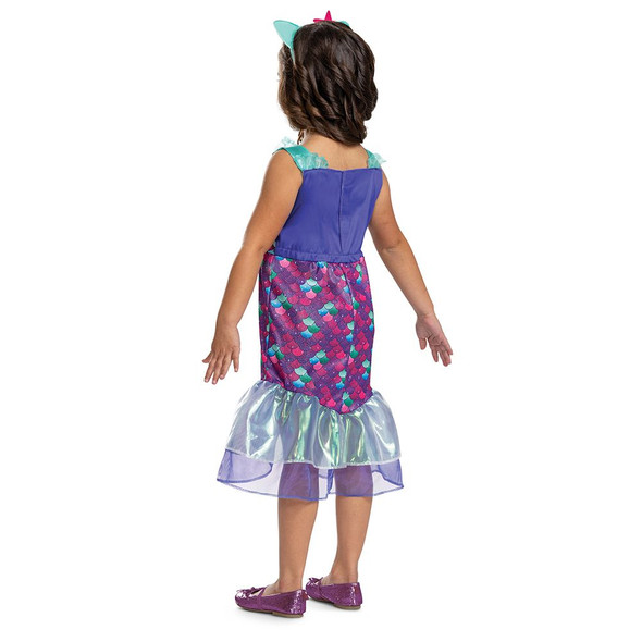 Dreamworks Gabby's Dollhouse Mercat Classic Dress Toddler Costume 2T