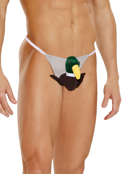 Elegant Moments Men's Sexy Mallard Duck Bird Pouch Thong Underwear Gag Gift O/S