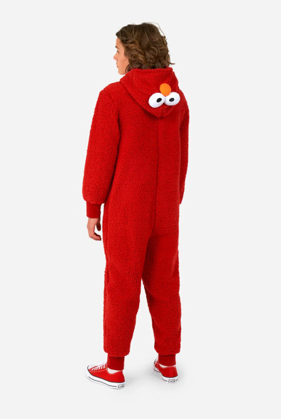 Opposuits Kids Character Jumpsuit Elmo One Piece Pajamas LARGE 10-12Y