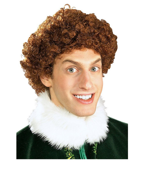 Buddy the Elf Wig Men's Character Movie Afro Costume Accessory Will Farrel New