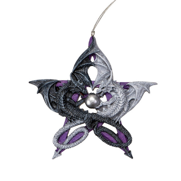 Pacific Giftware Pentagram Dragon Ornament Decorative Hanging Ornament