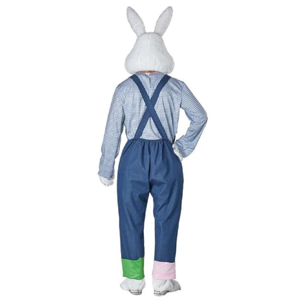 Adult Happy Easter Bunny Costume Large/X-Large Multicolor