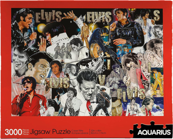 Aquarius Officially Licensed Elvis Presley 3000pcs Precision Fit Jigsaw Puzzle