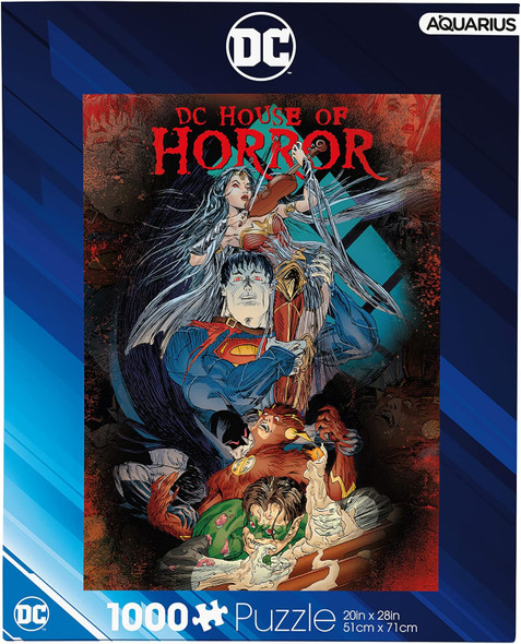 Aquarius Licensed DC Comics House Of Horror 1000 Piece Jigsaw Puzzle