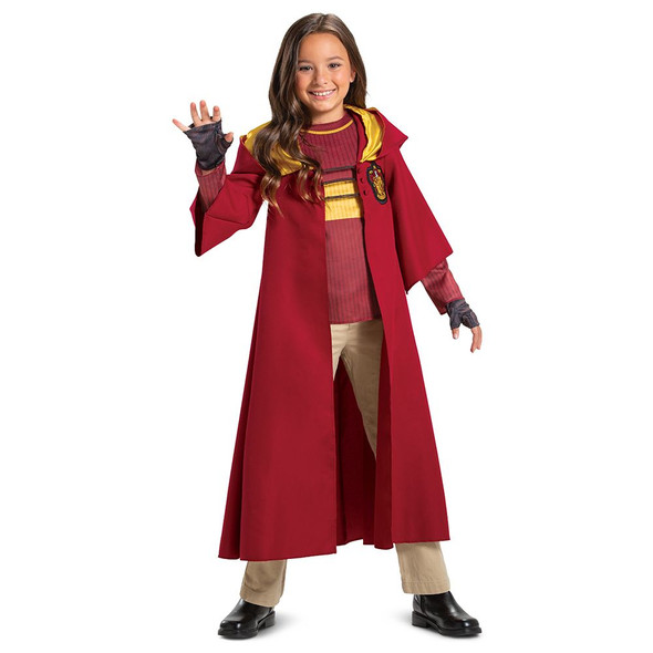 Harry Potter Quidditch Gryffindor Robe Deluxe Child Unisex Kids Costume SM 4-6