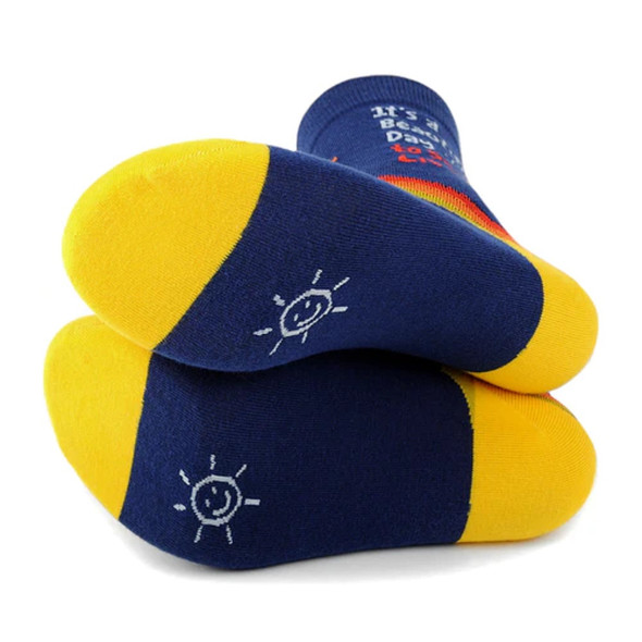 Men's Health Care It's A Beautiful Day To Save Lives Nurse Doctor Socks 10-13