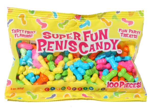 Super Fun Penis Candy Bag Of Dicks Hard Candy Fruit Flavors Naughty Party Treats