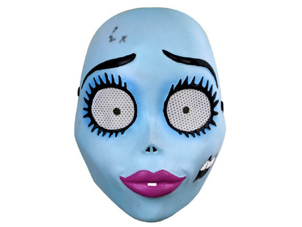 Tim Burton's Corpse Bride Emily Half Face Mask Adult Costume Accessory