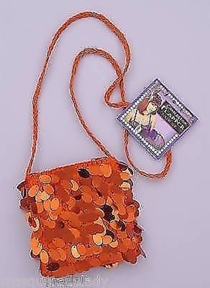 Roaring 20's Spangle Purse Costume Accessory Prop Red Flapper Handbag Women New