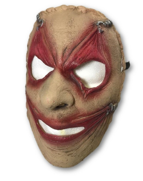 Piercing Frontal Face Mask Hooked Gruseome Stretched Eyes Mouth Halloween Adult