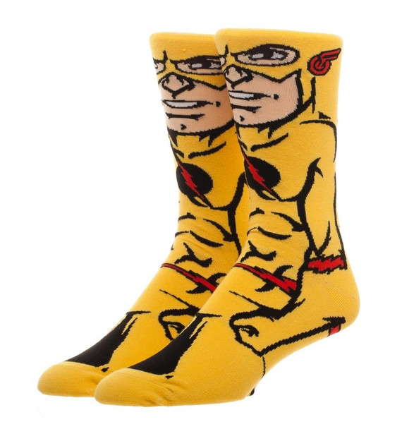 DC Comics The Flash 360 Crew Socks Character Collection Package Adult Mens OS