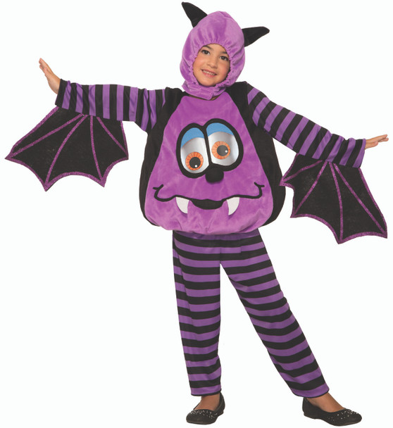Wiggle-Eye Halloween Flying Bat Costume Child Toddler Funny Wiggly Moving Eyes
