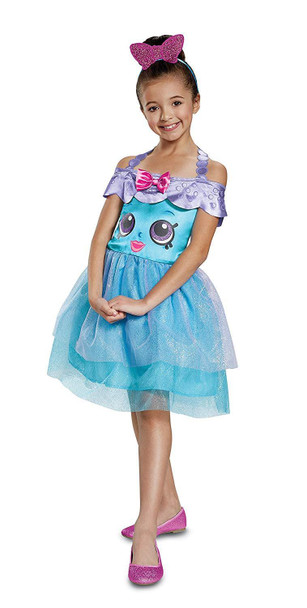 Moose Shopkins Handbag Harriet Costume Girls Sparkly Fancy Dress Child SM 4-6x