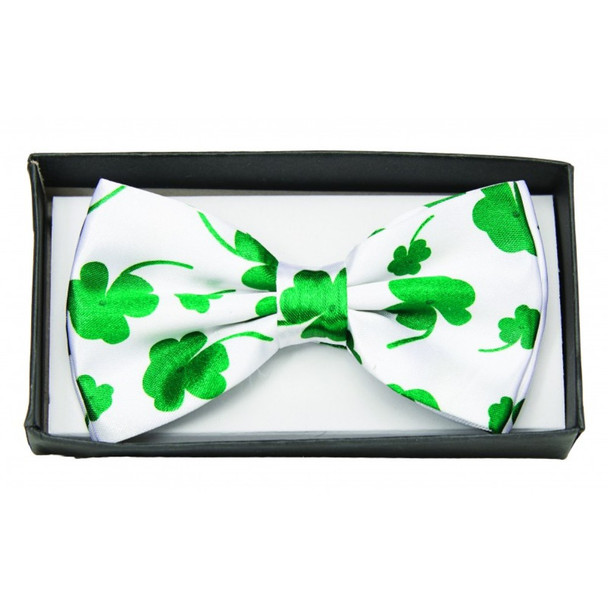 Four Leaf Clover Bow Tie Adult Costume Accessory Bowtie St Patrick's Day Patty