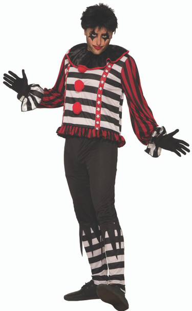 Mystery Circus Mr. Mayhem The Clown Men's Adult Costume Dark Ringmaster Std