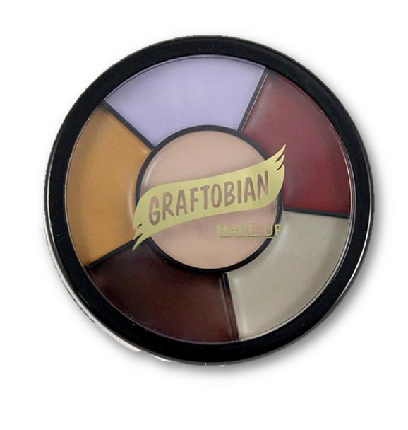 Graftobian Pro F/X Collection Trauma Zombie Grease Wheel Latex Appliances Makeup