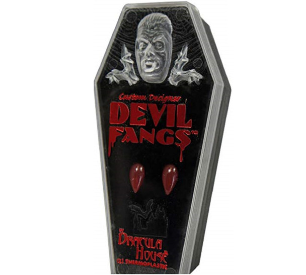 Foothills Creations Custom Red Devil Fangs Vampire Dracula Adult Halloween