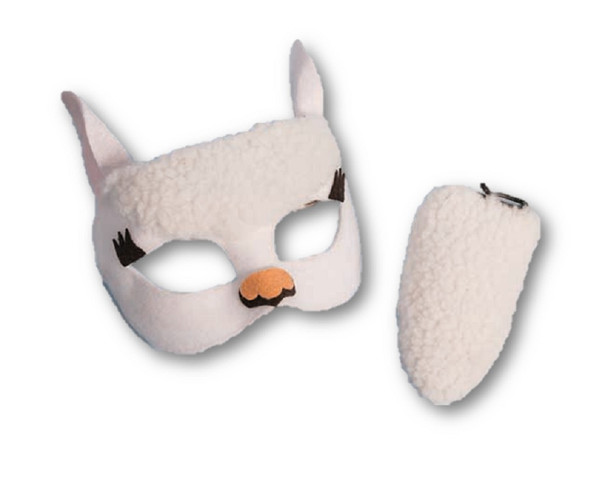 Farm Animal Cute Llama Disguise Kit Child Mask & Tail Costume Accessory New