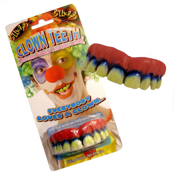 Billy-Bob Clown Teeth Hollywood Quality Costume Fake Teeth Custom Fit