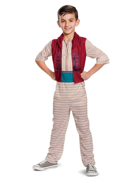 Disney Aladdin Movie Licensed Boys Child Costume & Hat Live Action XS-MD