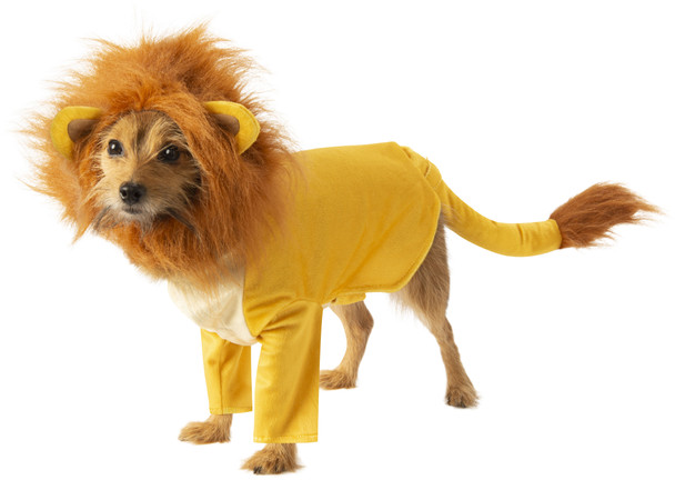 Disney The Lion King Simba Pet Dog Costume Animal Clothes Dress Up SM-XXL