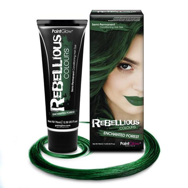 Paint Glow Rebellious Enchanted Forest Semi-Permanent Hair Dye Bright Fantasy