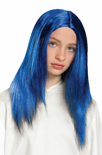 Billie Eilish Blue Child Wig Girls Licensed Halloween Costume Accessory