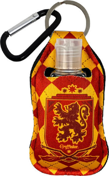 Spoontiques Harry Potter Gryffindor House Crest Sanitizer Bottle Holder Keychain