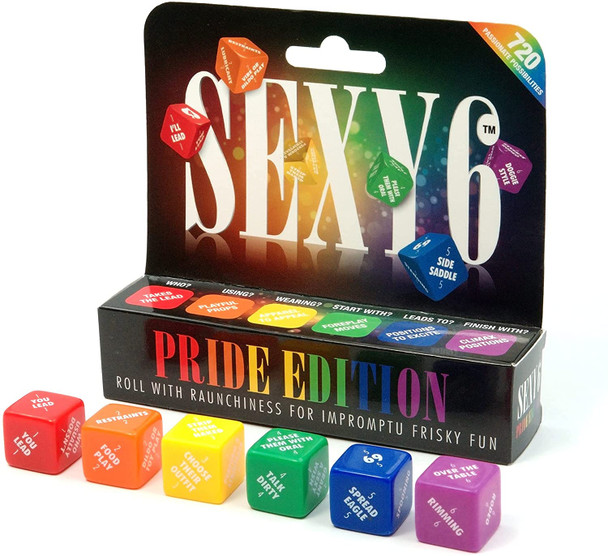 Creative Conceptions Sexy 6 Rainbow Pride Edition Dice Game Adult Couples Party
