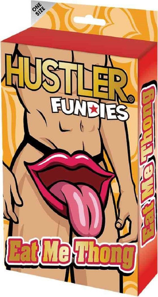 Hustler Fundies Sexy Eat Me Mouth Thong Underwear Male Dancer Stripper