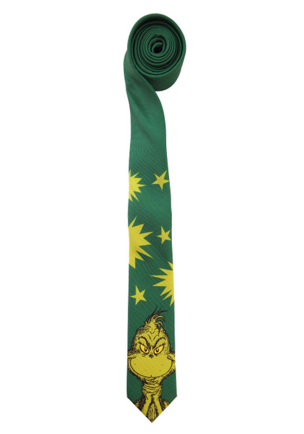The Grinch Character Necktie Christmas Accessory