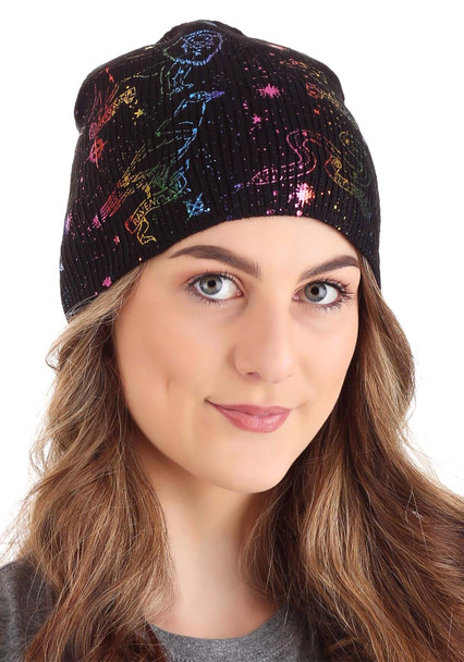 Harry Potter Hogwarts House Constellation Knit Beanie