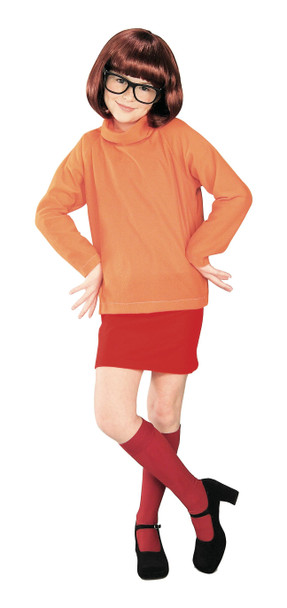 Scooby-Doo Classic Velma Dinkley Child Costume Licensed Cosplay Girls MEDIUM