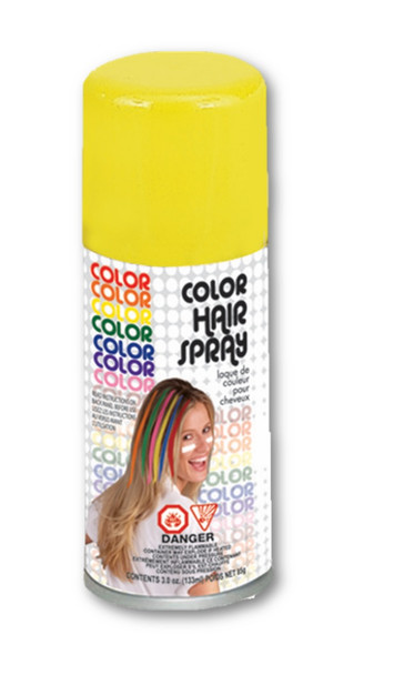 Bright Color Hair Spray Yellow Temporary Hair Color Make-Up