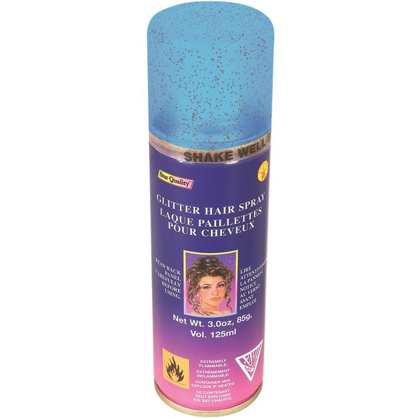 Bright Color Hair Spray Glitter Blue Temporary Hair Color Make-Up
