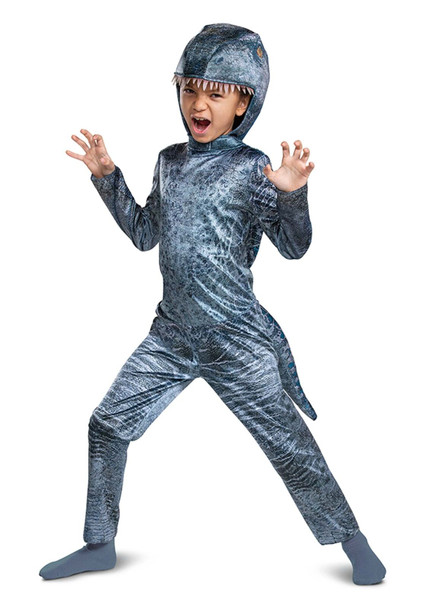 Jurassic World Classic Blue Dinosaur Child Kids Costume X-SMALL 3T-4T