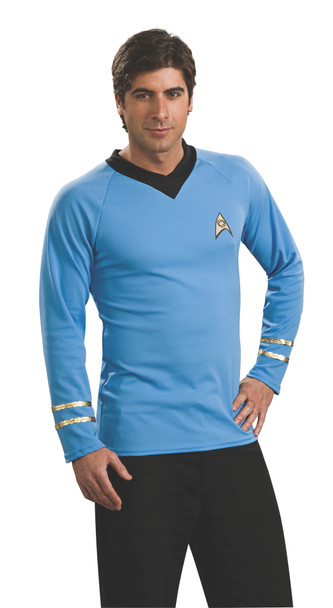 Star Trek The Original Series Licensed Deluxe Commander Spock Shirt Adult SMALL