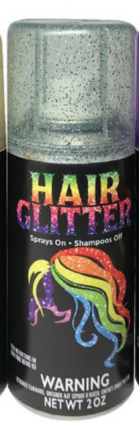 Hot Hair Multi Glitter Spray Temporary Hair Color Costume Accessory Make-Up