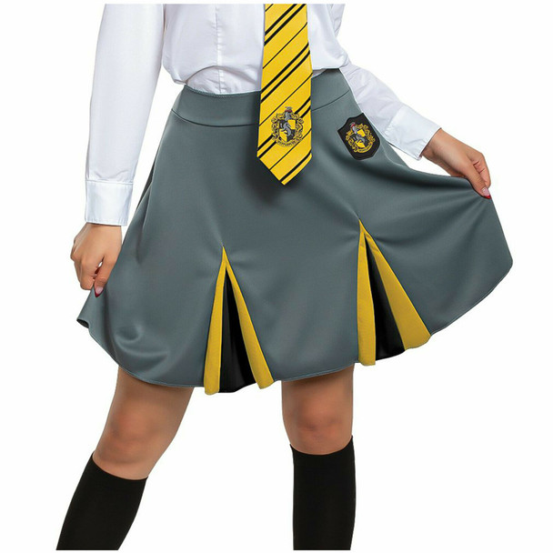 Wizarding World Harry Potter Hufflepuff Costume Skirt Adult Womens SMALL 4-6