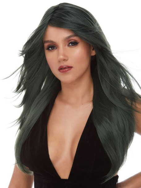 Moonlight Juniper Ash Wig Straight Long Layered Adult Costume Accessory